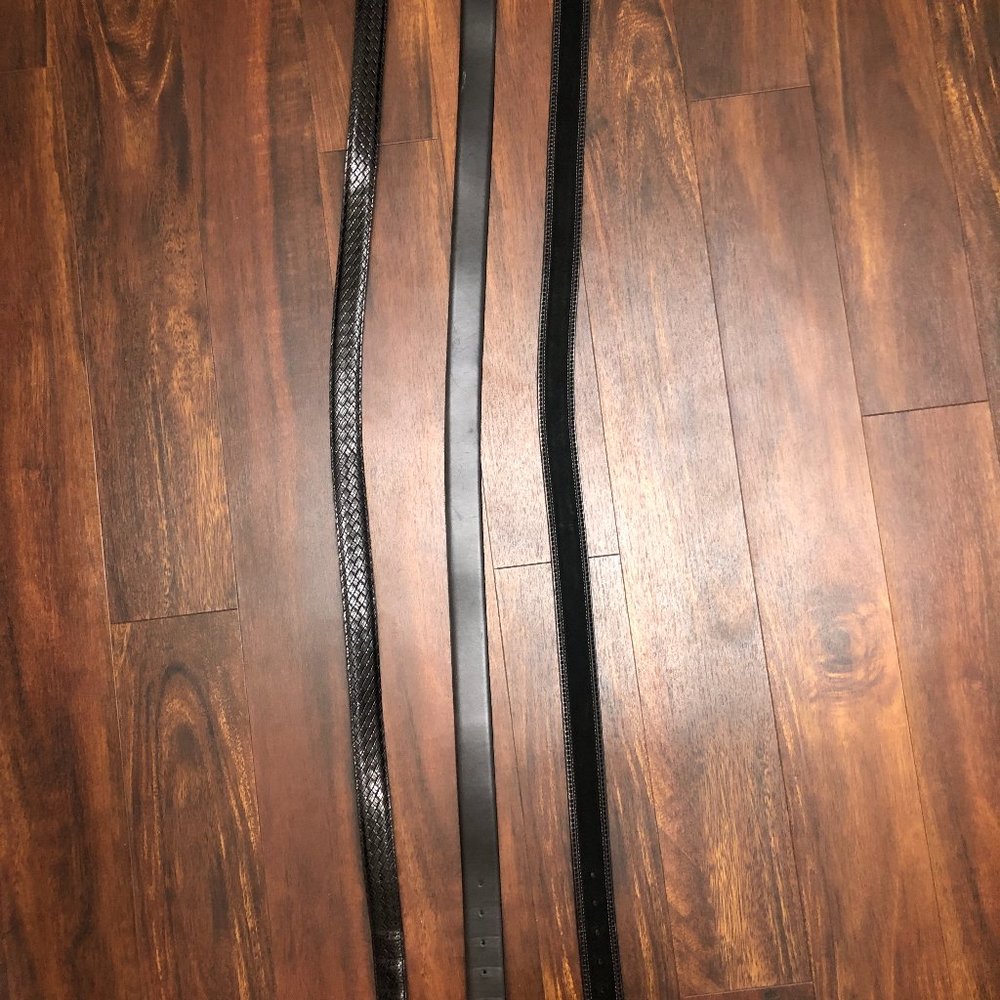 3 Men's Leather Belts